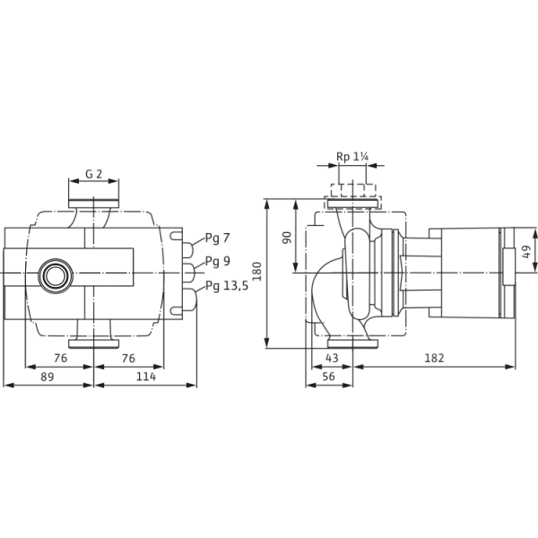 Циркуляционный насос Wilo Stratos-Z 30/1-8 RG PN16