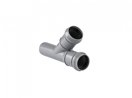 Тройник 32/32 (45°) для внутренней канализации РосТурПласт