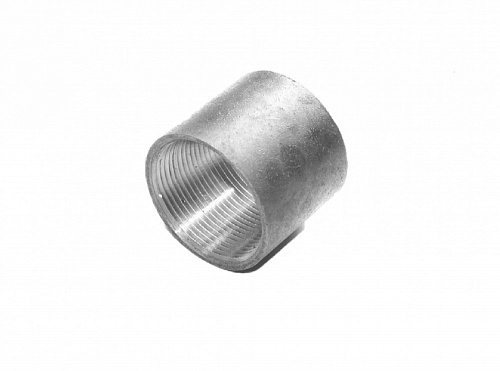 Муфта Ду 40 (1 1/2") стальная оцинкованная