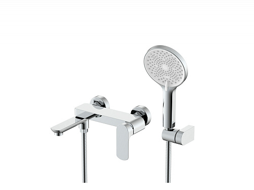 Смеситель для ванны с душем RAGLO R03.30 с поворотным изливом 190 мм, цвет: хром