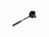 Хомут для труб 1/2" (20-24 мм) STOUT (комплект: хомут, шпилька шуруп, дюбель пластиковый)