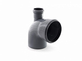 Отвод 110 (87.5°) вверх 50 для внутренней канализации РосТурПласт
