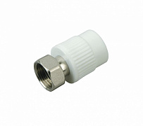 Муфта комбинированная с накидной гайкой 20 * 1/2" в.р. РосТурПласт