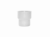 Переход с пластика на чугун 110/124 для малошумной внутренней канализации RTP