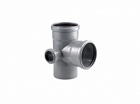 Крестовина двухплоскостная 110/110 (87.5°) левая 50 (87.5°) для внутренней канализации РосТурПласт