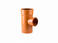 Тройник 160/110 (90°) для наружной канализации РосТурПласт "Стандарт"