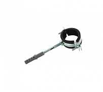 Хомут для труб 1 1/4" (40-45) STOUT (комплект: хомут, шпилька шуруп, дюбель пластиковый)