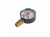 Термоманометр радиальный 10 бар TIM 1/2" н.р., Ø корпуса=63 мм, t=0...120°С