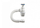 Сифон для кухонной мойки ORIO 1 1/2"*40, в комплекте универсальная гибкая труба 40*40/50