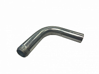 Отвод Ду 20 (3/4") стальной оцинкованный под приварку, с 1 резьбой (для труб с наружным диаметром 25 мм)