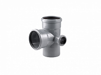 Крестовина двухплоскостная 110/110 (87.5°) правая 50 (87.5°) для внутренней канализации РосТурПласт