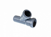 Тройник 50/40 (45°) для внутренней канализации HTEA Ostendorf