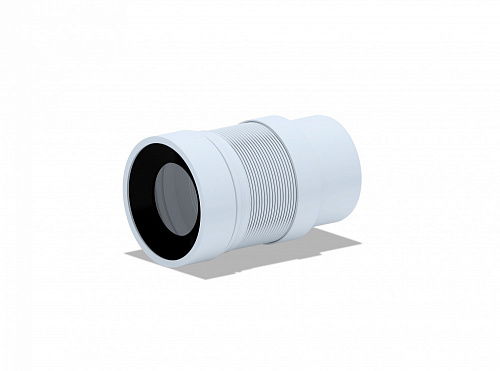 Гофра для унитаза выпуск гладкий 110 мм (230-530мм) Ани-Пласт