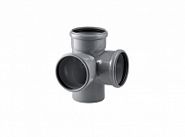 Крестовина двухплоскостная 110/110/110 (87.5°) для внутренней канализации РосТурПласт