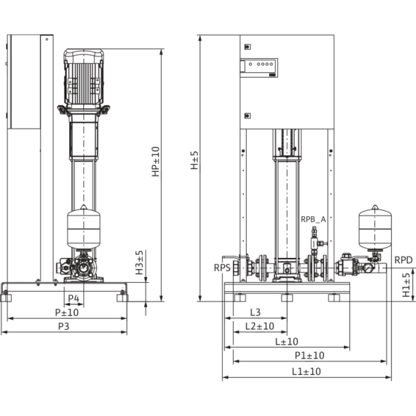 Насосная станция Wilo FLA-1 Helix V 1612 PN16
