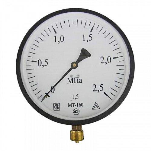 Манометр МП-160 0-1,6 МПа радиальный М20*1,5 Багория