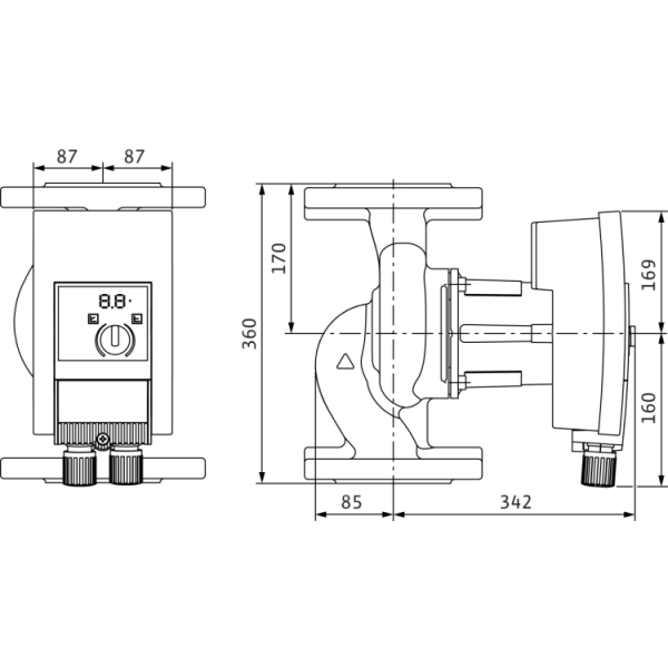 Циркуляционный насос Wilo YONOS MAXO 100/0,5-12 PN6