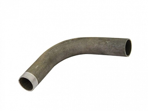 Отвод Ду 32 (1 1/4") стальной под приварку с 1 резьбой (для труб с наружным диаметром 38 мм)