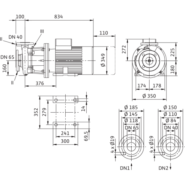 Блочный насос Wilo CronoBloc-BL 40/245-22/2