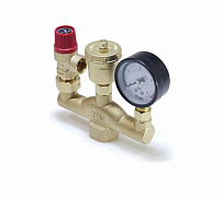 Группа безопасности котла 1" в.р. TIM JH1025-3 (3 бар, до 50 кВт, без теплоизоляции)