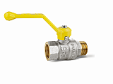 Кран шаровой LD Pride 1/2" н.р.-в.р. для газа (ручка рычаг)