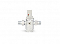 Редуктор давления мембранный Varmega 1/2" н.р.-н.р (1,5-6бар) с присоединением к манометру, с разборными соединениями