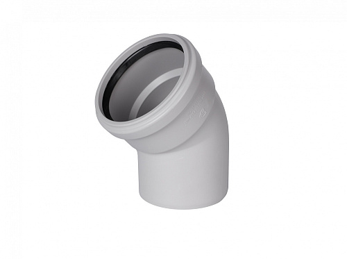 Отвод 110 (45°) для внутренней бесшумной канализации STOUT