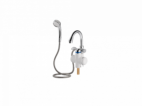 Кран-водонагреватель проточного типа UNIPUMP BEF-001-03 с душевой лейкой