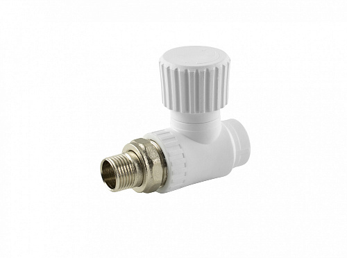 Вентиль ручной для радиатора 20 х 1/2" прямой RTP