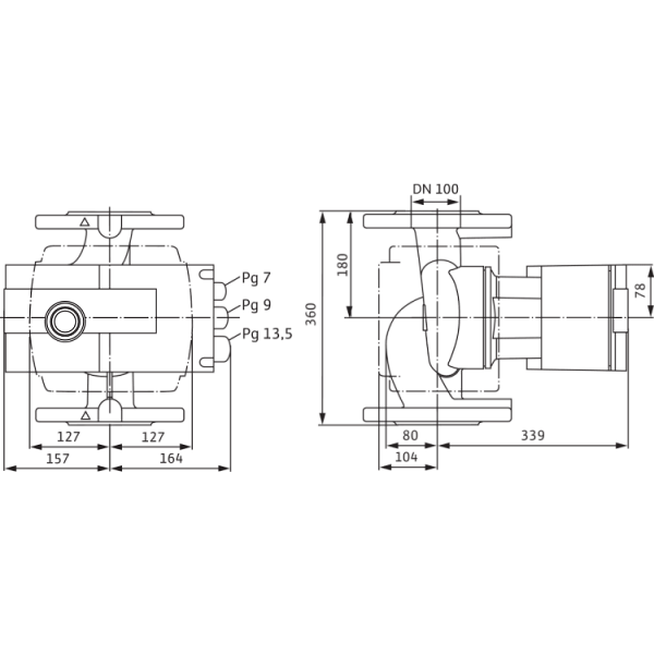 Циркуляционный насос Wilo Stratos 100/1-6 PN16