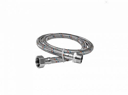 Гибкая подводка 1/2" внутр.-наруж. резьба -  50 см -  для воды