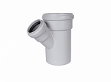 Тройник 110/110 (45°) для внутренней бесшумной канализации STOUT