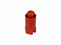 Заглушка 1/2" н.р. длинная красная RTP