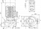 Циркуляционный насос с сухим ротором в исполнении Inline с фланцевым соединением Wilo VeroLine-IPL 50/185-7,5/2