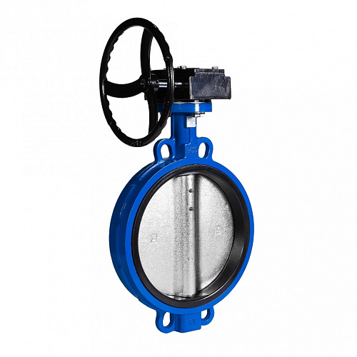 Затвор чугунный межфланцевый с ручным редуктором REON тип RSV40 DN 400 PN16