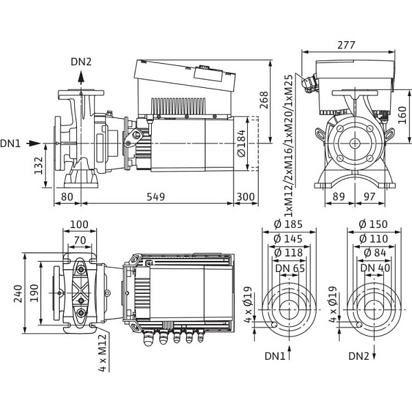 Циркуляционный насос Wilo Stratos GIGA B 40/1-44/4,5