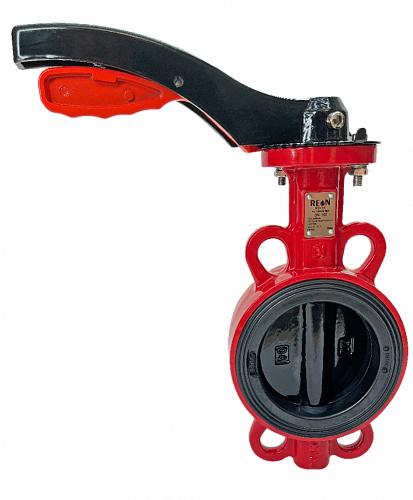 Дисковый поворотный затвор с алюминиевой  рукояткой REON тип RSV81RED DN 40 PN 16