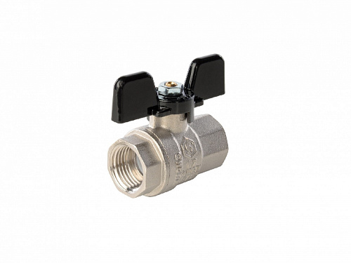 Кран шаровой полнопроходной Stout 3/4" в.р.-в.р. (ручка бабочка)