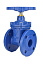 Задвижка чугунная с обрезиненным клином REON тип RSV04-T DN 125 (RAL 5000)