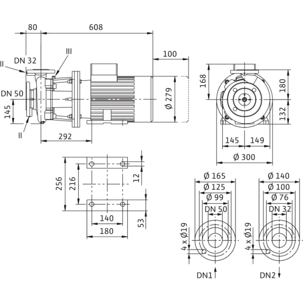 Блочный насос Wilo CronoBloc-BL 32/210-7,5/2