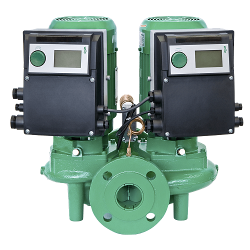 Циркуляционный насос с сухим ротором в исполнении Inline с фланцевым соединением Wilo VeroTwin-DP-E 40/115-0,55/2-R1