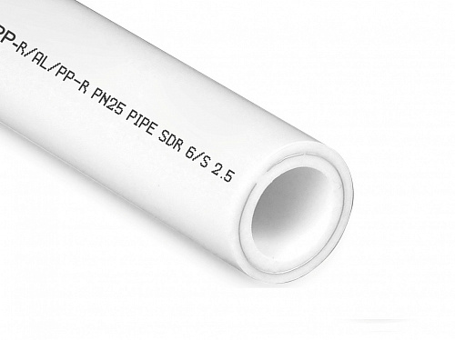 Труба полипропиленовая армированная алюминием внутри 32*5,4 (PN25) SDR 6 РосТурПласт