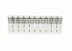 Радиатор алюминиевый ROMMER Plus 200 мм (10 секционный)