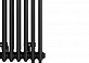Трубчатый радиатор WABEH ST 2180-04 V50 1/2 RAL9005 черный матовый