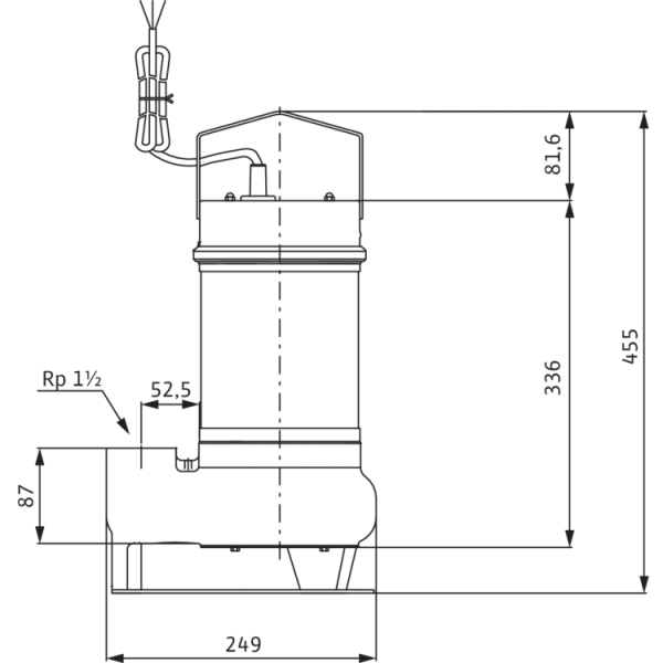 Погружной насос для сточных вод Wilo Drain STS 40/8 (3~400 В)