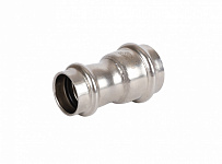 Пресс-переход двухраструбный 28 х 22 (нержавеющая сталь) ROMMER