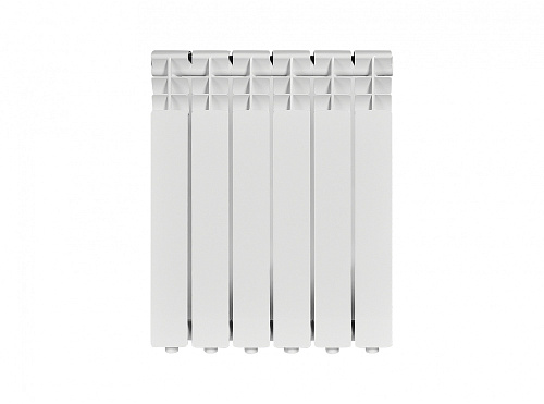 Радиатор алюминиевый ROMMER Optima 500 мм (6 секционный)