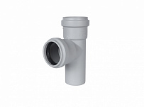 Тройник 58/58 (87.5°) для внутренней бесшумной канализации STOUT