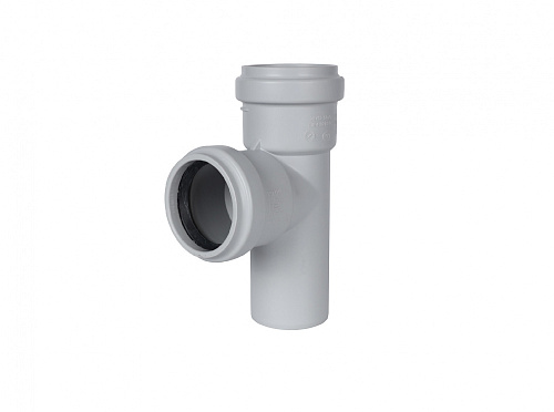 Тройник 58/58 (87.5°) для внутренней бесшумной канализации STOUT