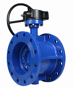 Дисковый поворотный затвор двухэксцентриковый с редуктором REON тип RSV70 DN  800